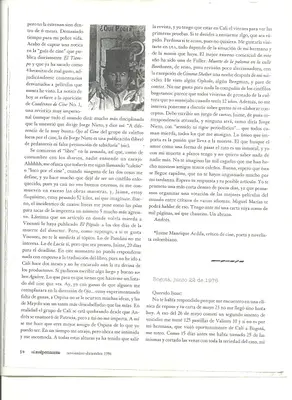«Nueve cartas inéditas de Andrés Caicedo» — el malpensante (1996) — pieza 15B