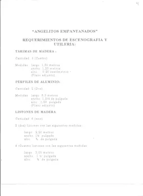 Ficha técnica de Angelitos empantanados (1995) — pieza 4