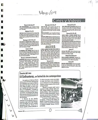 Carteleras culturales — pieza 20