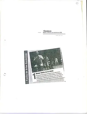 El Cantadero y la Fiesta de las Artes Escénicas (2008) — pieza 34