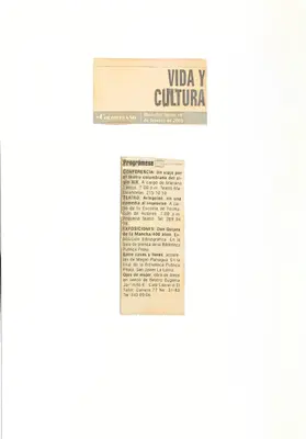Talleres, conferencias, libros y sala prestada — pieza 48