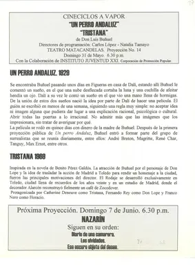 Cineciclos a Vapor (1998) — pieza 17
