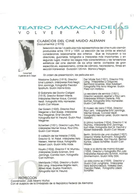 Volver a los 16: fichas de las proyecciones (1999–2002) — pieza 51