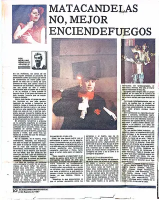 «Matacandelas no, mejor enciendefuegos» (1987) — pieza 17
