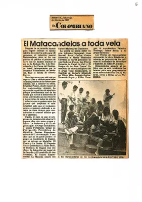 La Casa Matacandelas: la jornada inaugural (abril de 1987) — pieza 45
