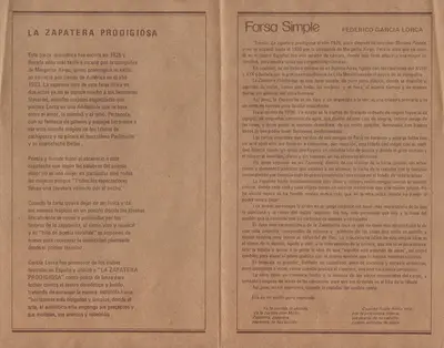 El primer programa de mano — pieza 2B