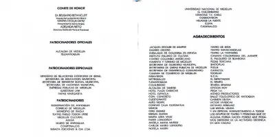 III Festival Colombiano de Teatro Infantil (1995) — pieza 1E