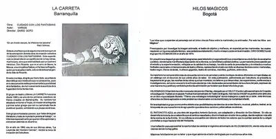 III Festival Colombiano de Teatro Infantil (1995) — pieza 1M