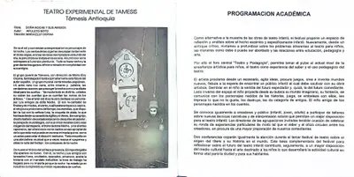 III Festival Colombiano de Teatro Infantil (1995) — pieza 1X