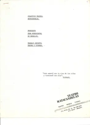 La propuesta — pieza 1