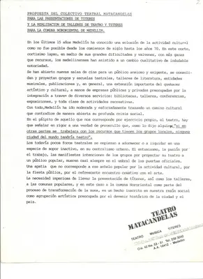 La propuesta — pieza 2