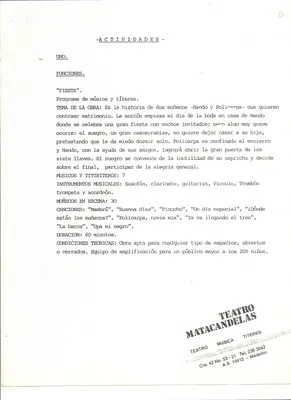 La propuesta — pieza 5