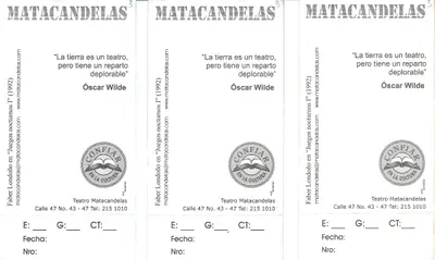 Boletas conmemorativas — pieza 1B
