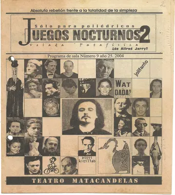 Programa de sala de Juegos nocturnos 2 (2004) — pieza 4A