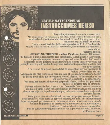 Programa de sala de Juegos nocturnos 2 (2004) — pieza 4C