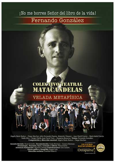 Afiche Fernando Gonzalez - Velada Metafisica
