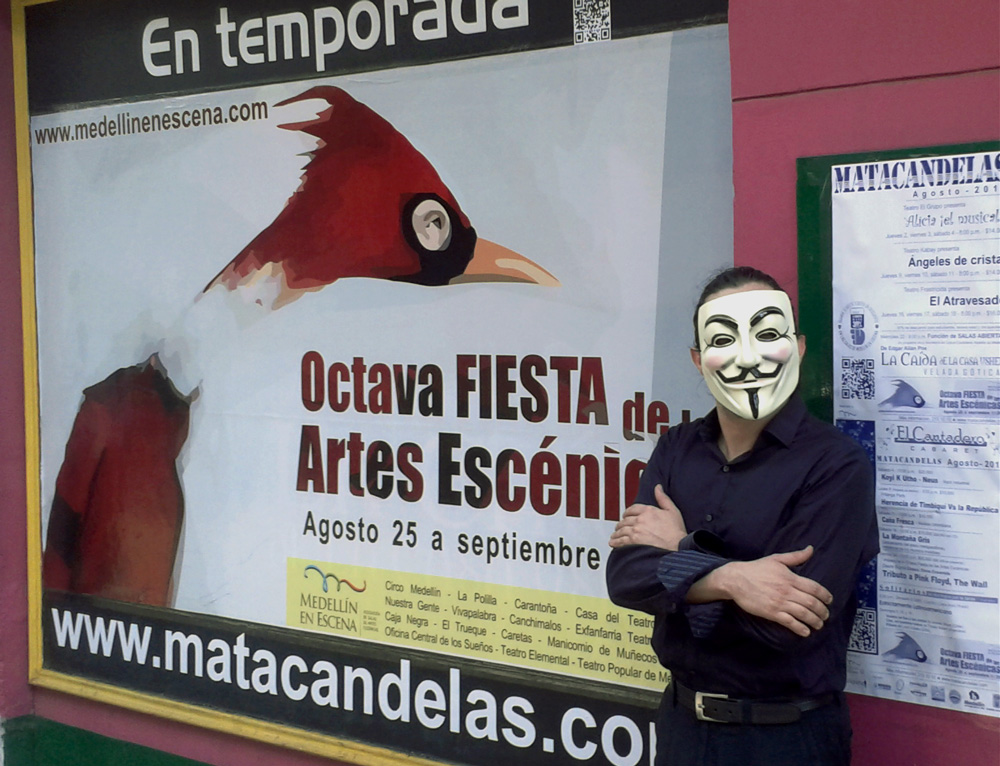 Anonymous foto máscara