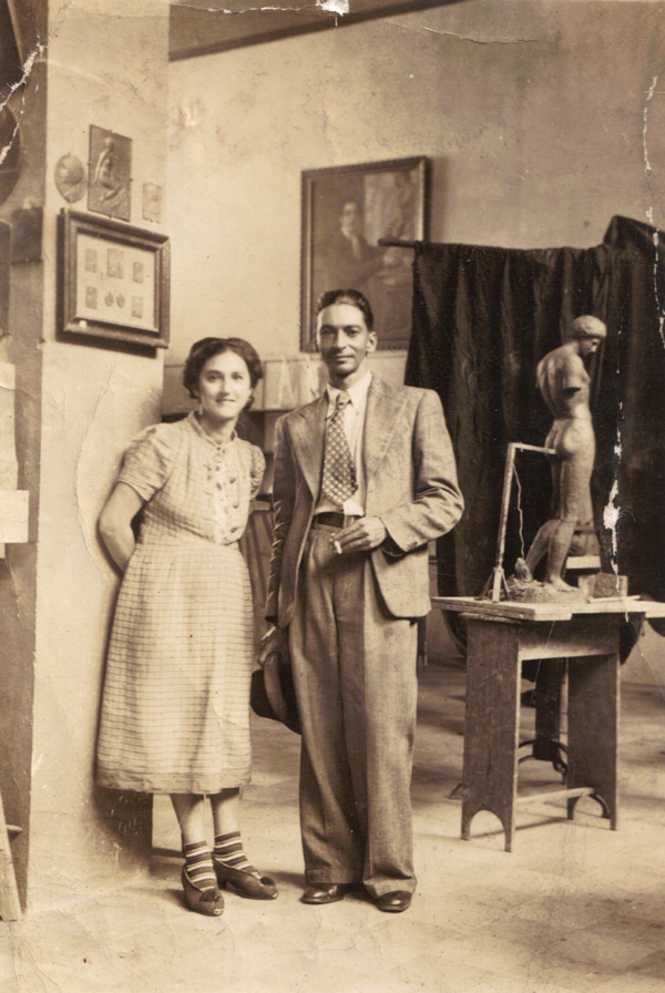 Papá y mamá de Teresita