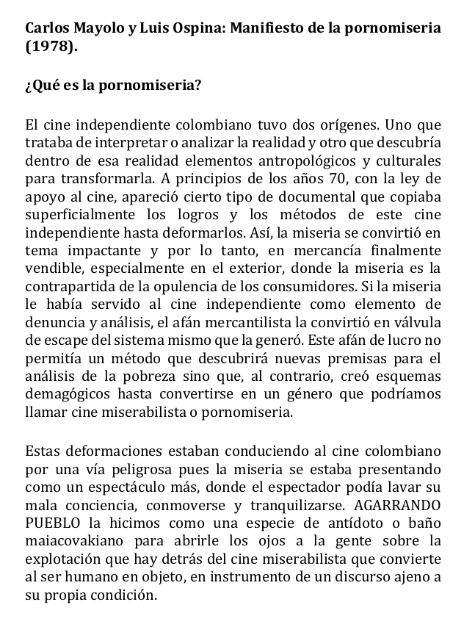 Manifiesto de la pornomiseria